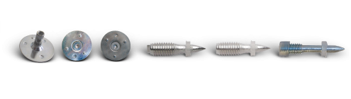 GD Bossong powder actuated nails with threaded M6 and M8 head