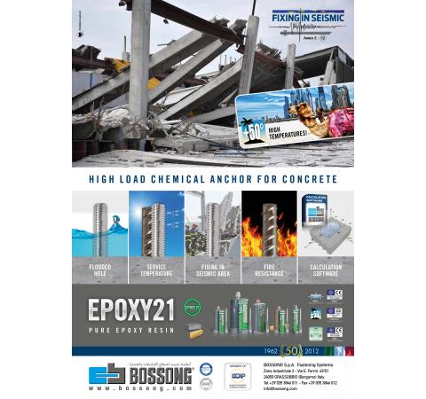 Epoxy resin Bossong for high temperatures