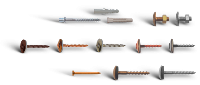 V Bossong Screws Cooper and inox for tilling V Bossong Screws Cooper and inox for tilling
